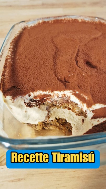 Recette de tiramisú  #recette #tiramisu