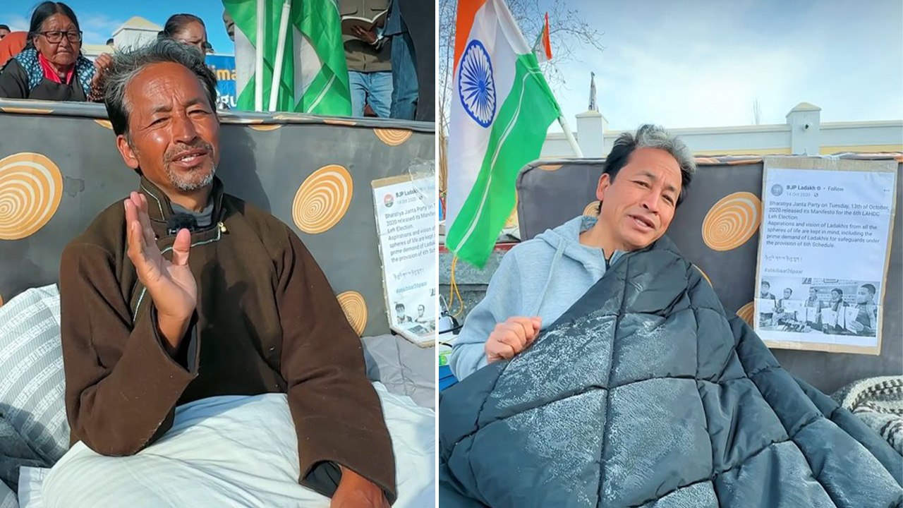 Climate Activist Sonam Wangchuk ने खत्म की भूख हड़ताल, Ladakh पर PM Modi से की भावुक अपील