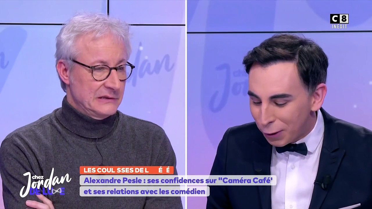 Alexandre Pesle dans l'émission Chez Jordan de Luxe, sur C8.