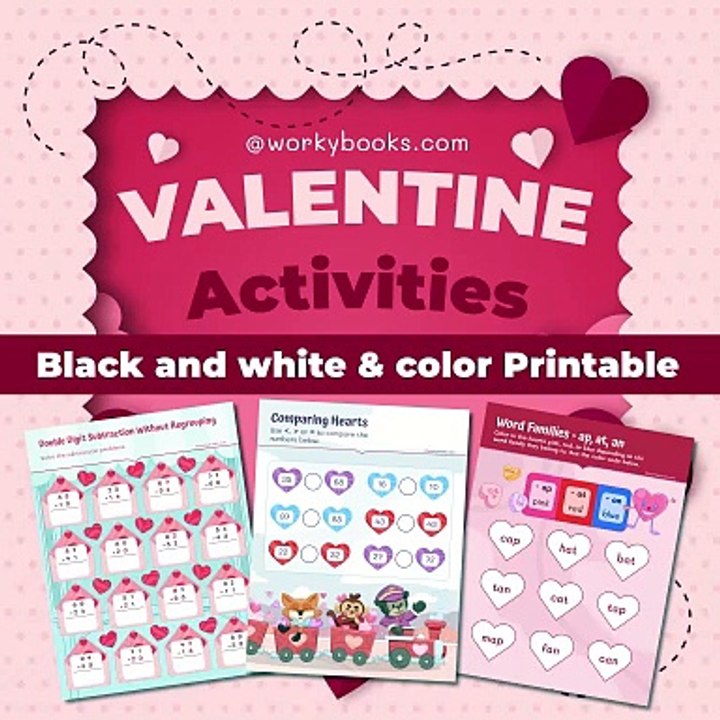 Valentine Activities worksheet