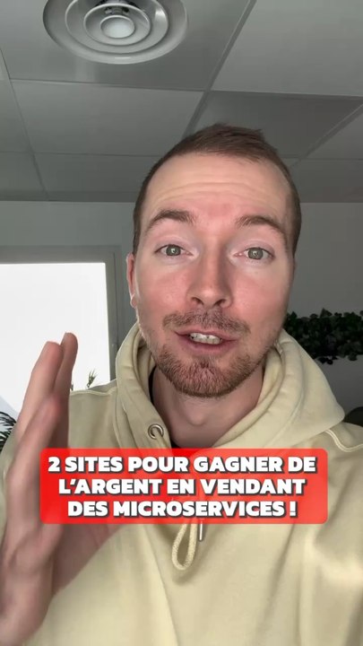 2 sites pour gagner de l’argent en vendant des microservices