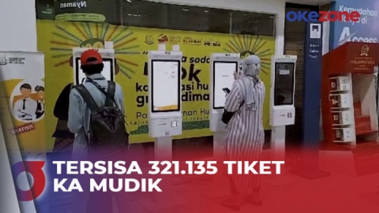 H-10 Lebaran 2024, Tinggal Tersisa 321.135 Tiket KA Mudik