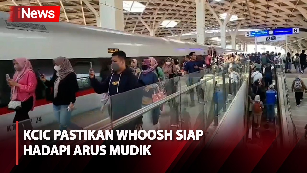 PT KCIC Pastikan Whoosh Siap Hadapi Arus Mudik Lebaran 2024