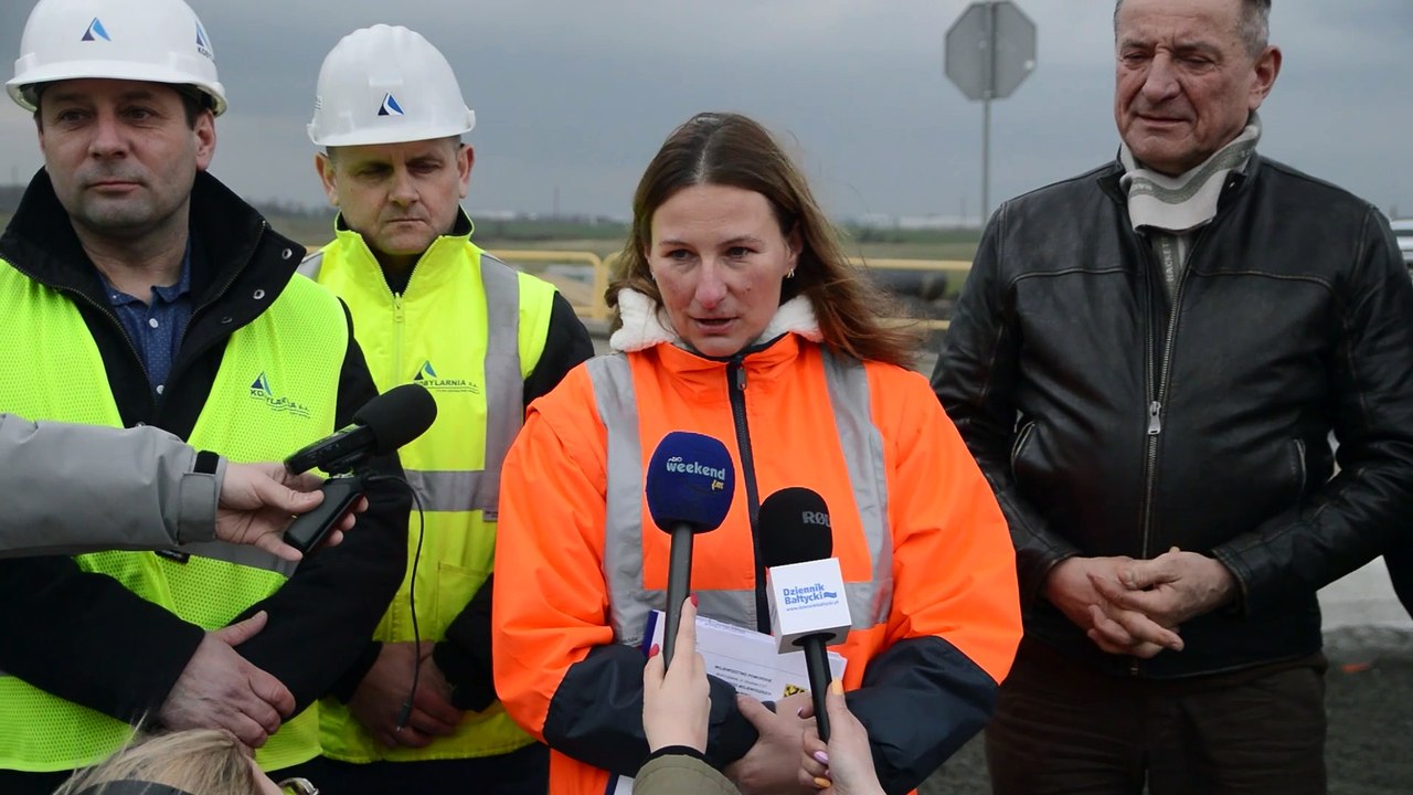 Postęp prac na zachodnim obejściu Chojnic