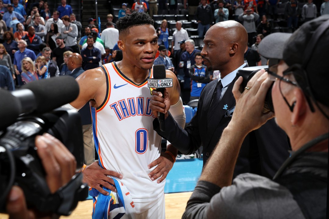 Russell Westbrook 20-20-20 Game vs. LAL on 4/2/2019