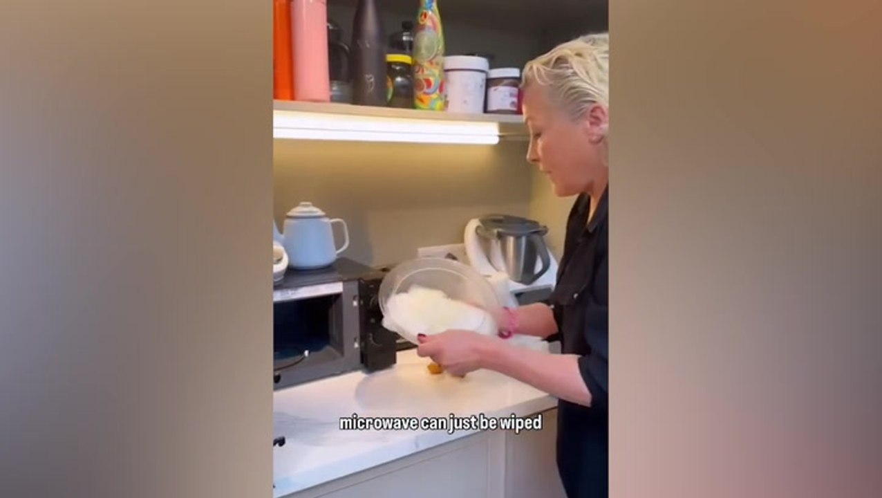 Sarah Beeny shares best way to clean microwave - without using any chemicals