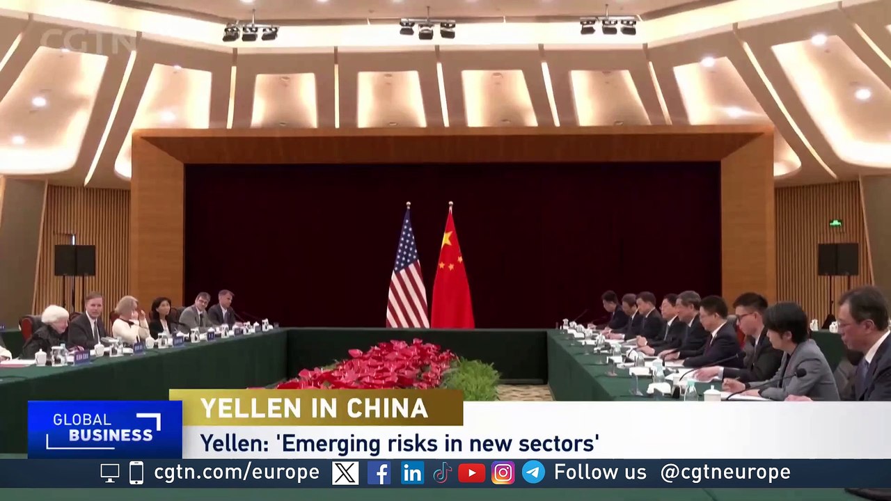 Economist Stephen Roach speaks to CGTN Europe about Janet Yellen's China visit