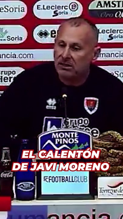 El calentón de Javi Moreno