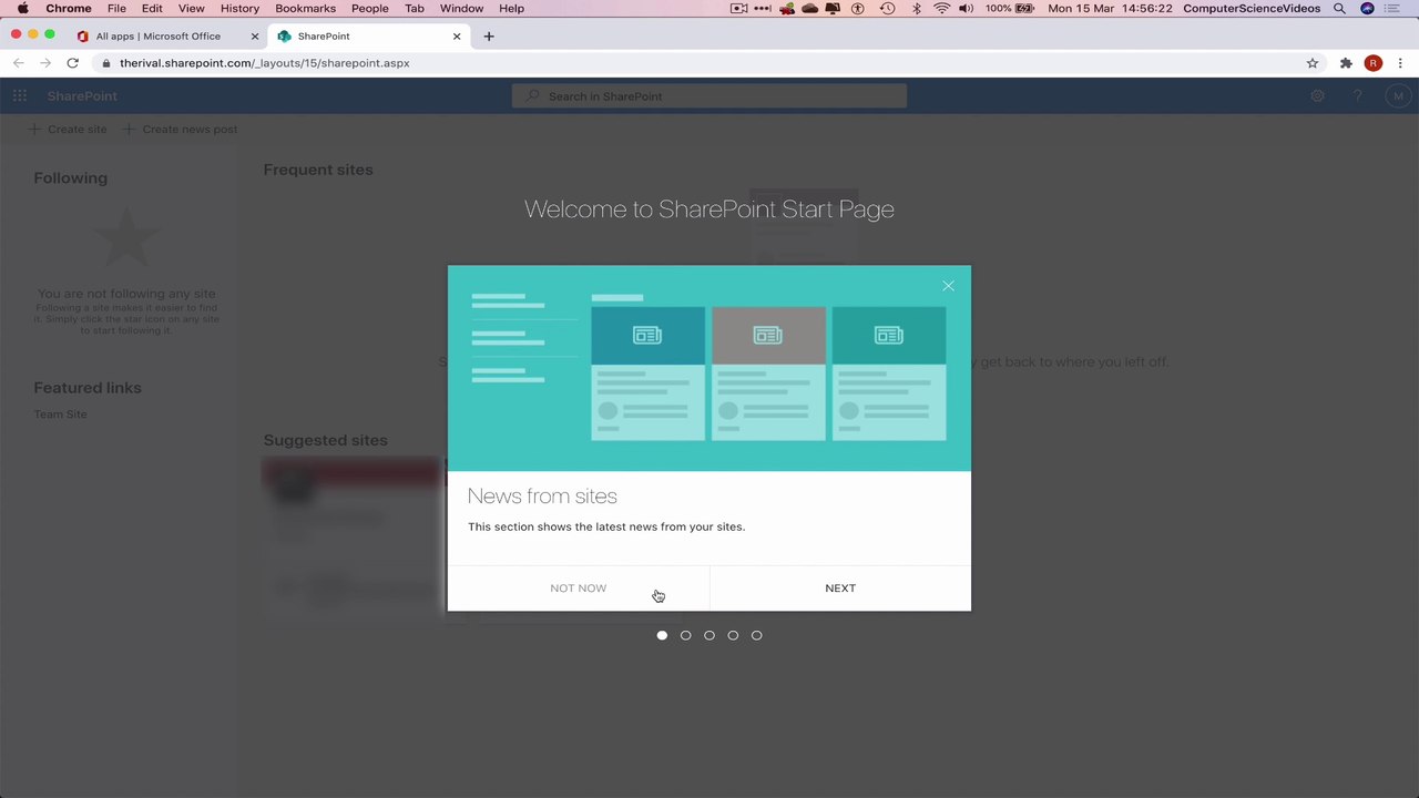 How to LOCATE SharePoint on Microsoft Office for Office 365 - Web Based | New