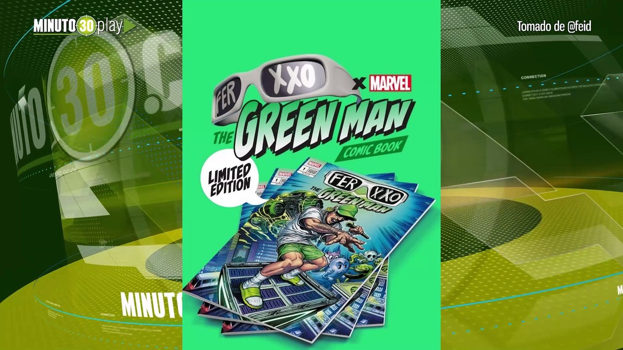 The Green Man Lanzamiento Comic Ferxxo (Feid)