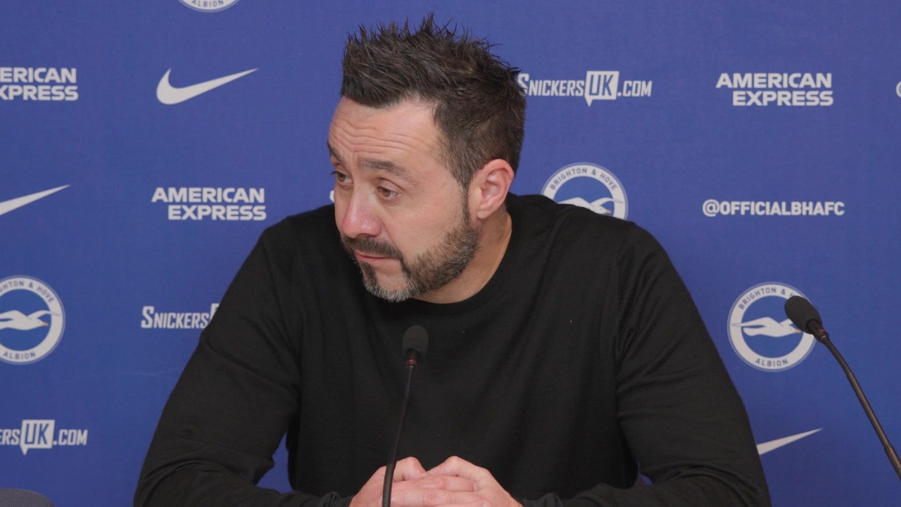 Roberto De Zerbi reaction to Brighton losing 3-0 to Arsenal