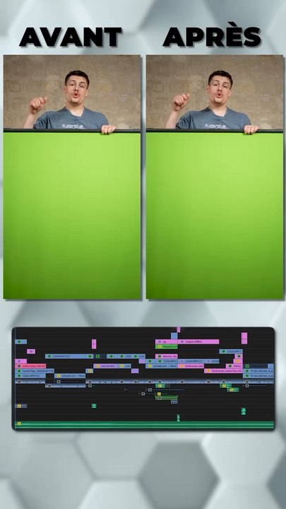 Vidéo Avant vs Après…