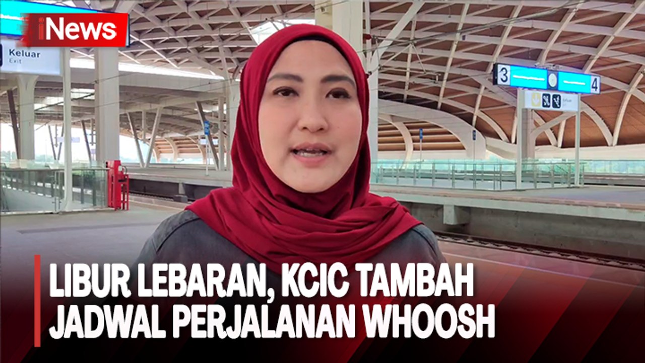 Selama Libur Lebaran, KCIC Operasikan 52 Perjalanan Whoosh Per Hari