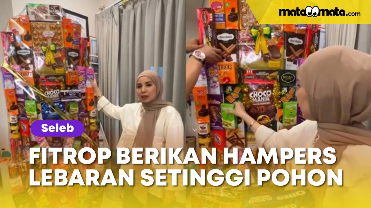 Nagita Slavina Kalah, Fitrop Berikan Hampers Lebaran ke Sahabat Setinggi Pohon: Isinya Super Banyak!