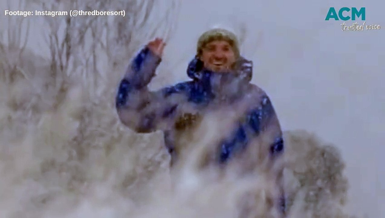 Thredbo's first snowfall of 2024
