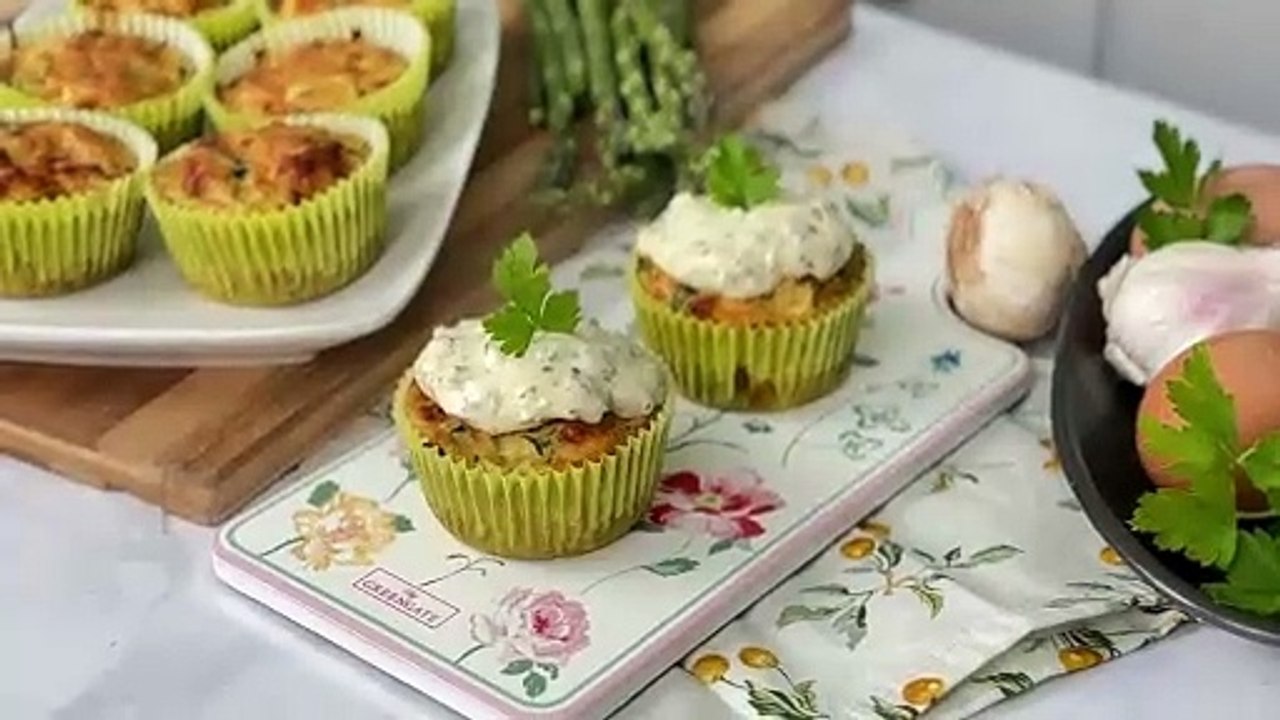 Muffins salados de calabacín