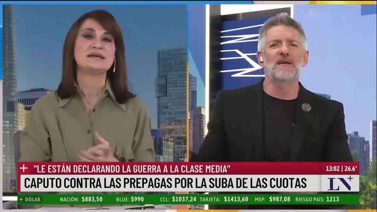 El cruce entre María Laura Santillán y Luis Novaresio en vivo