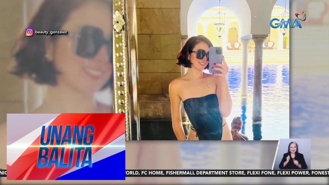Hubby  ni Beauty Gonzalez na si Norman Crisologo, all smiles sa bikini photo ng Kapuso actress | UB