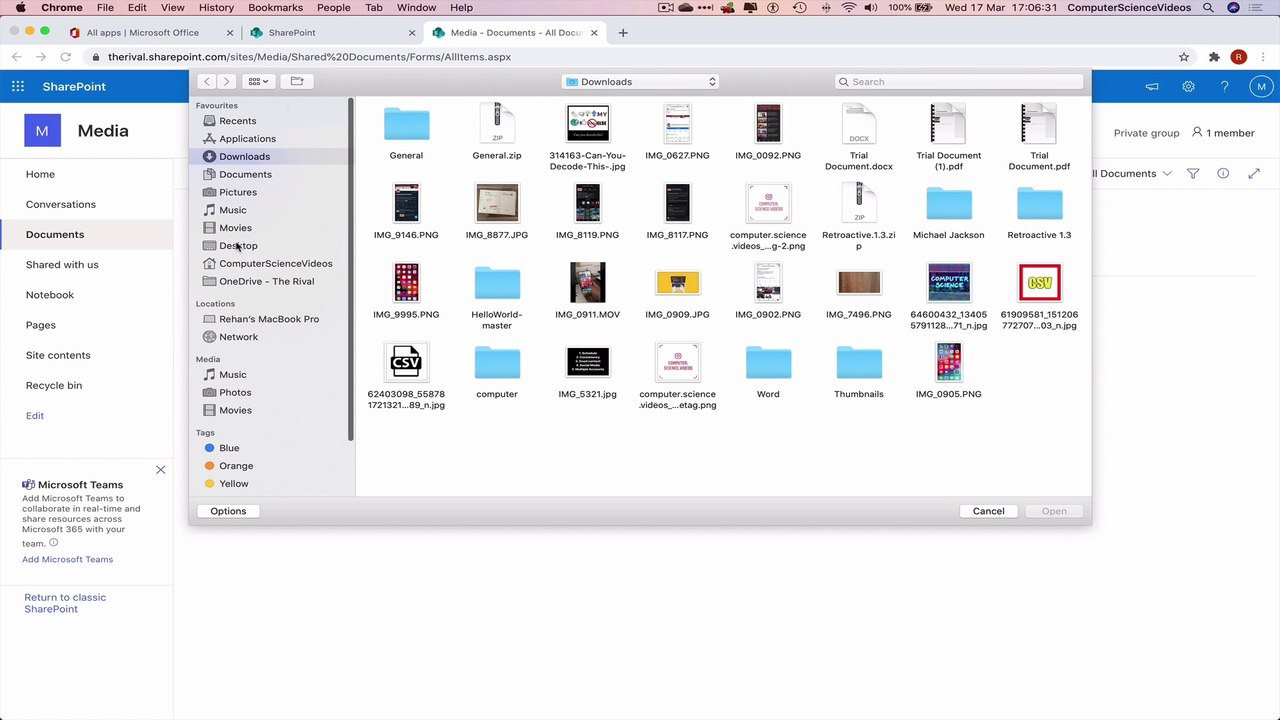 How to UPLOAD a Photo to Your Team Site On Microsoft SharePoint for Office 365 - Web Based | New