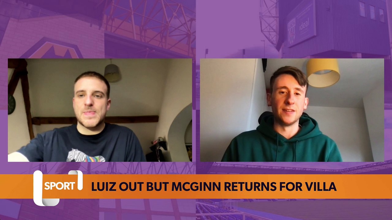 Aston Villa latest: Douglas Luiz suspended but John McGinn returns