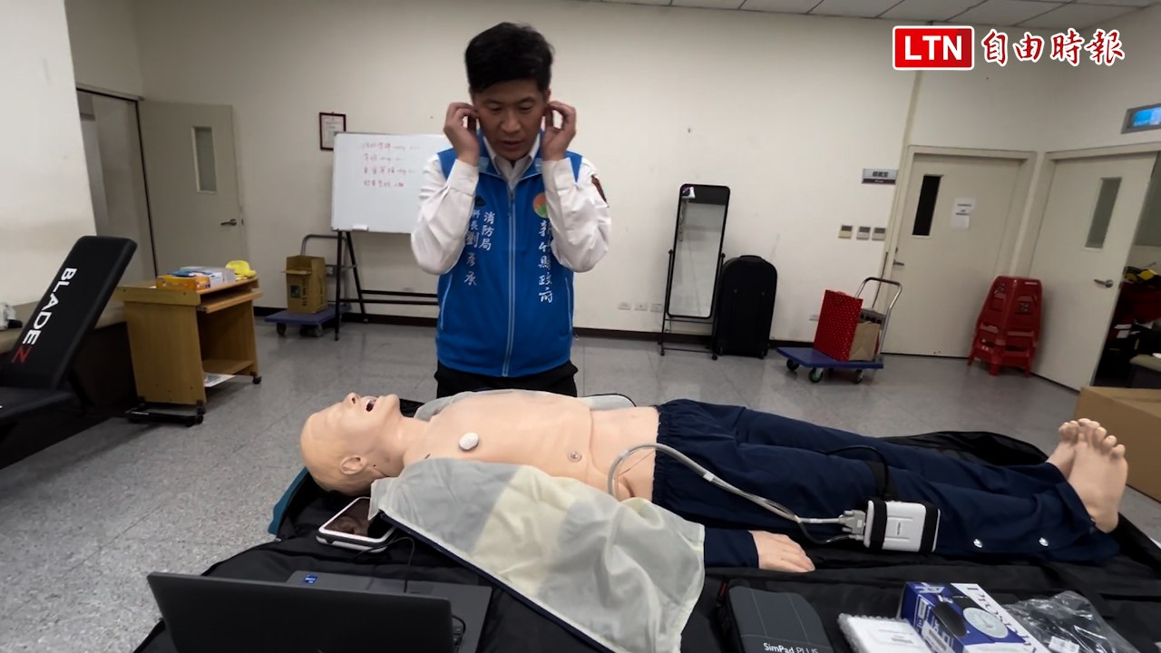 竹縣消防局獲贈「仿真凱利」 提升中高級救護技巧