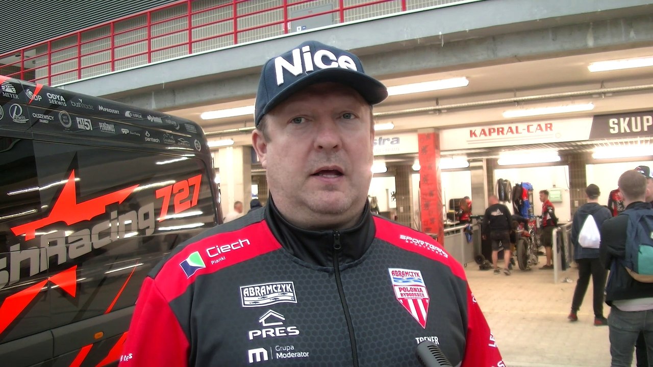 Trener Tomasz Bajerski po sparingu Abramczyk Polonia Bydgoszcz - Apator Toruń