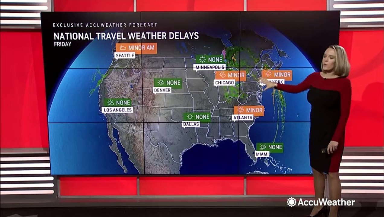 Lingering storms to cause more travel problems this Friday