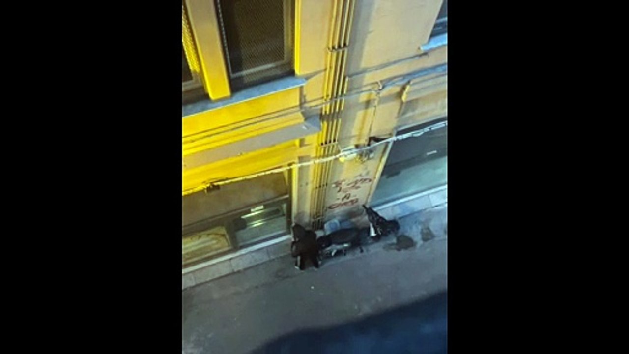 Furto ripreso in diretta