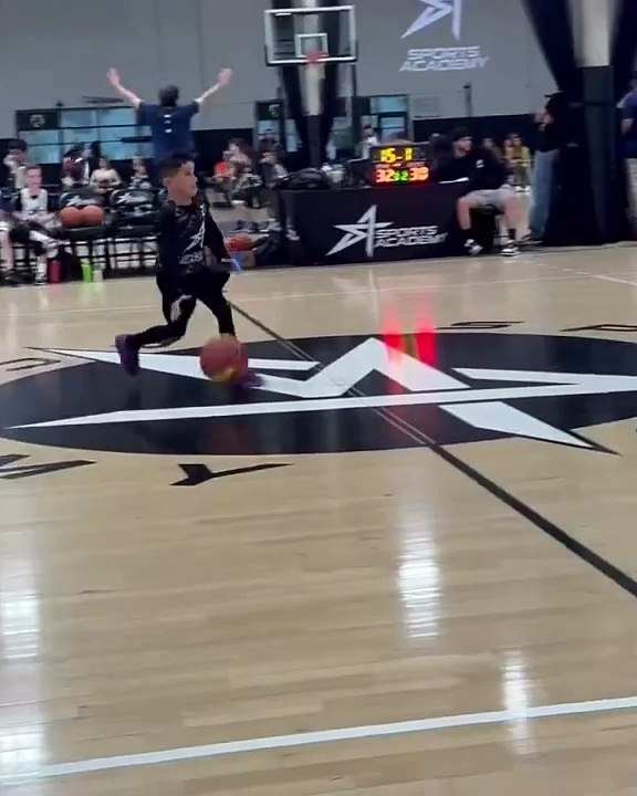 Kanye West's son makes game-winning basket during little league game