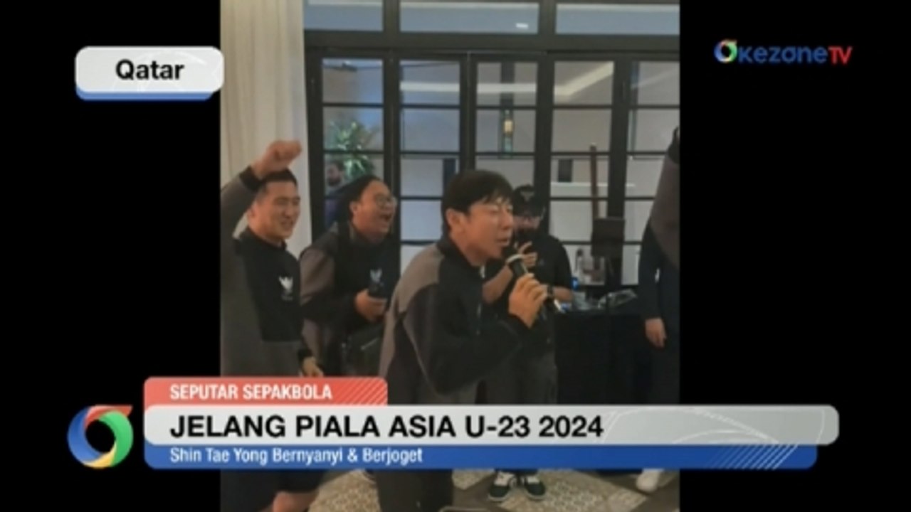 Ketika Shin Tae-yong Unjuk Kebolehan Bernyanyi dan Berjoget