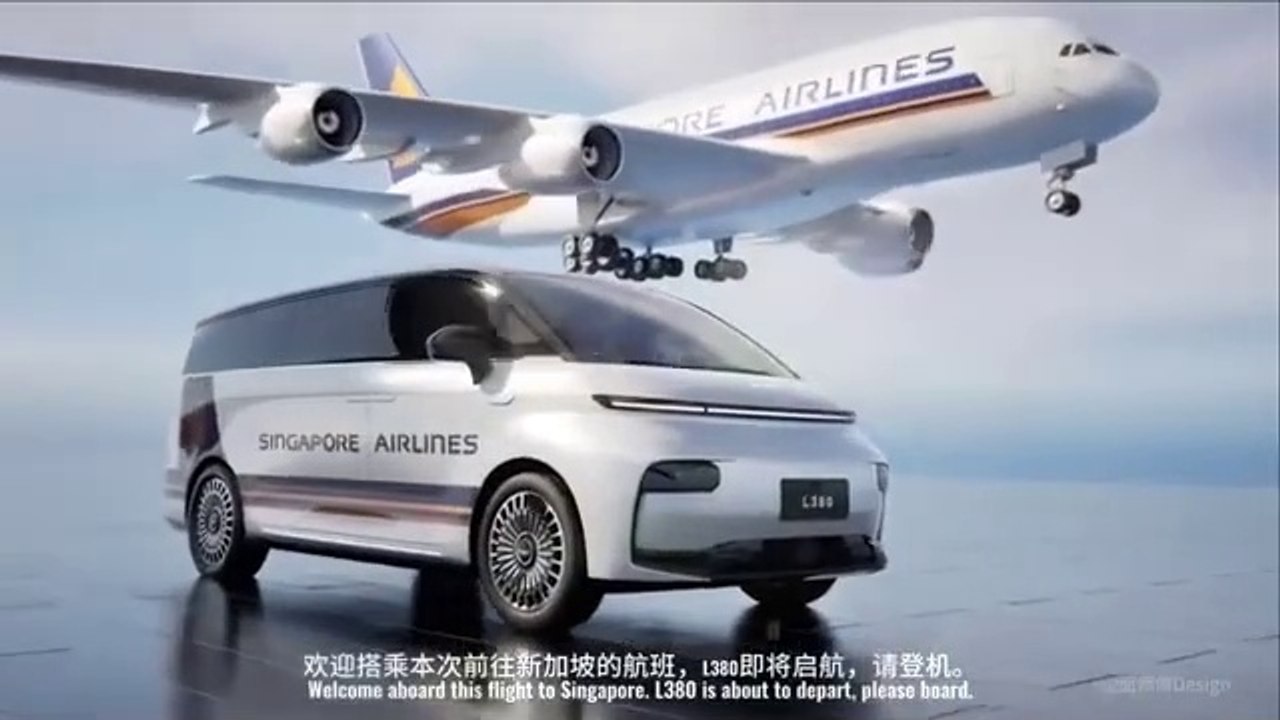 Coming Off the Production Line Offering an 8-Seat Layout , New Geely LEVC L380 MPV 2024