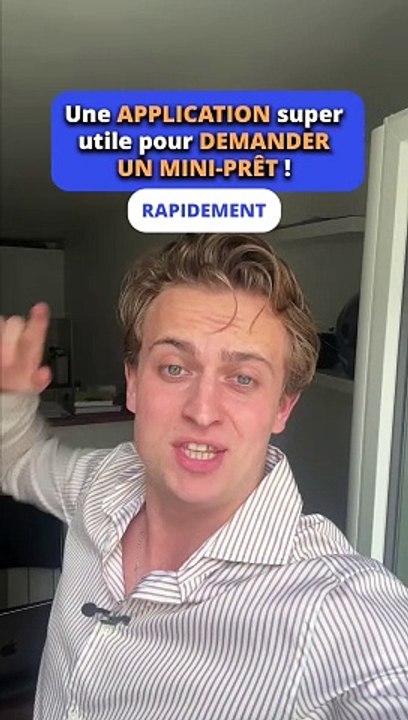 Une application super utile pour demander un mini prêt* 
