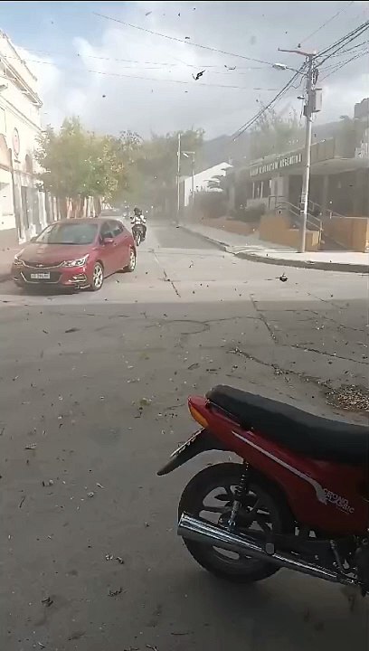 Temporal de viento en Cafayate