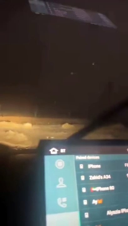 Hailstorm in UAE