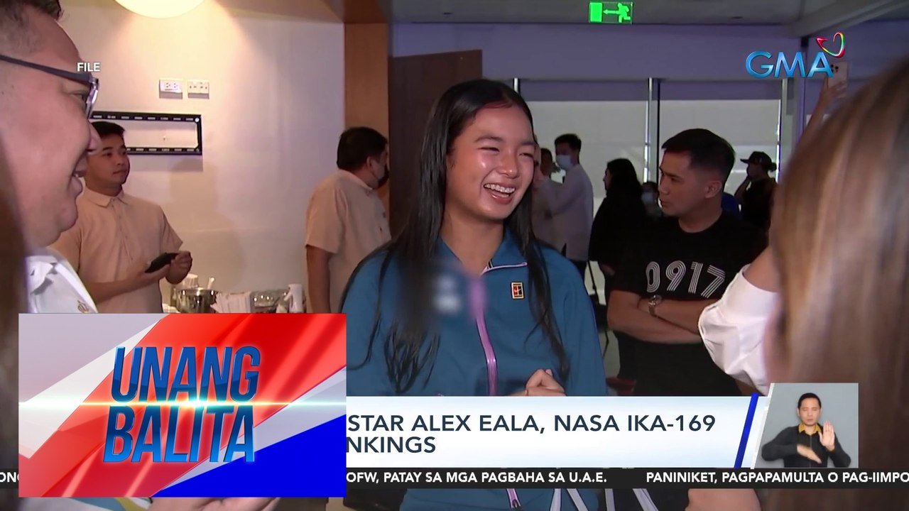 Pinoy tennis star Alex Eala, nasa ika-169 na sa WTA Rankings | UB