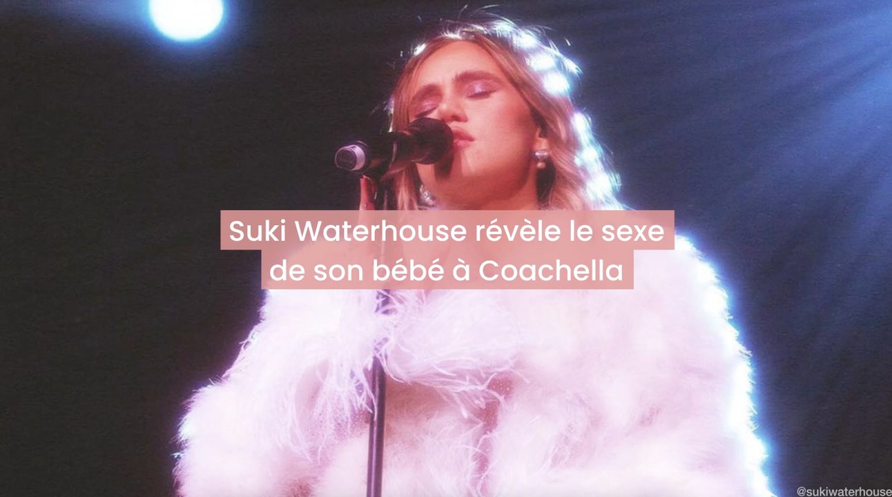 Suki Waterhouse vient d'annoncer le sexe de son bébé !