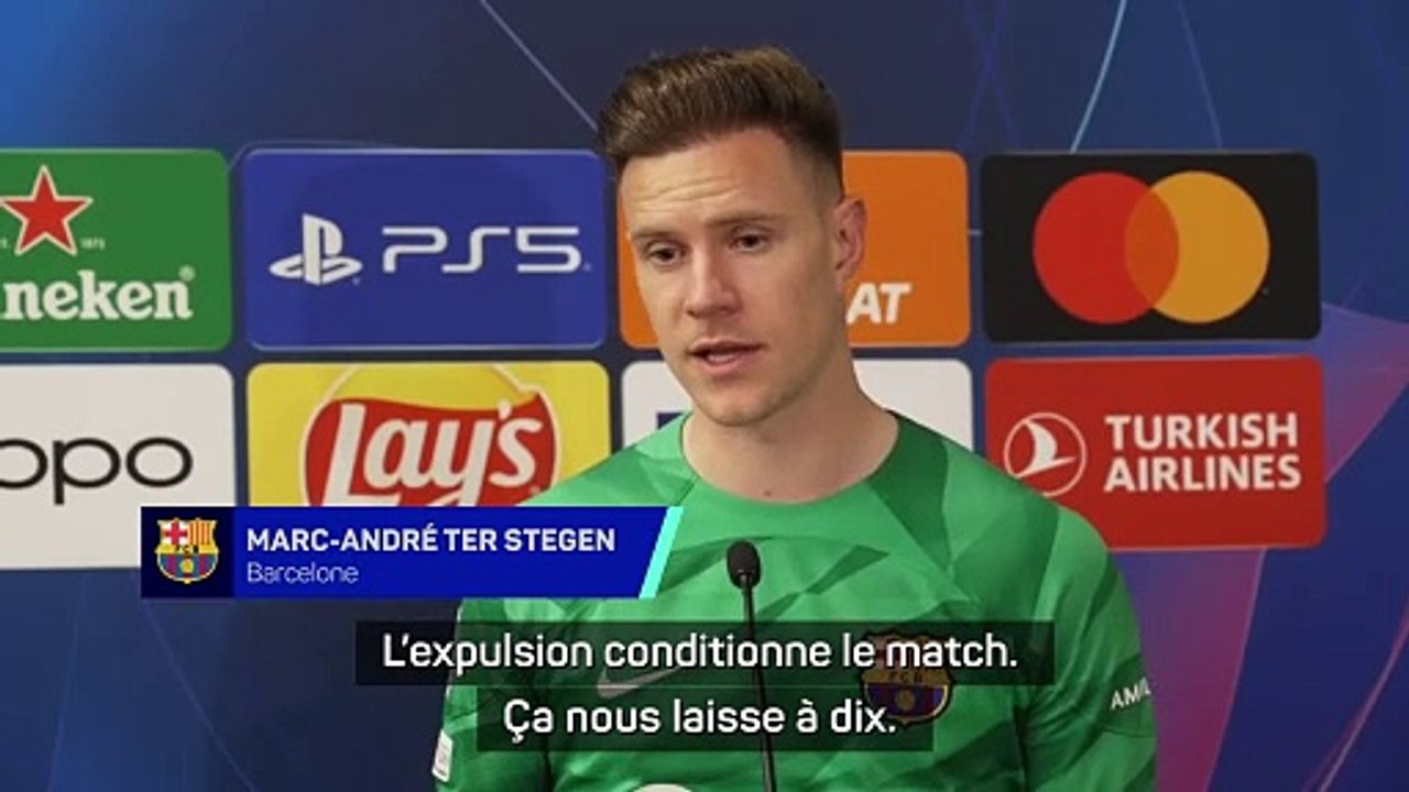 Ter Stegen : "L'expulsion conditionne le match"