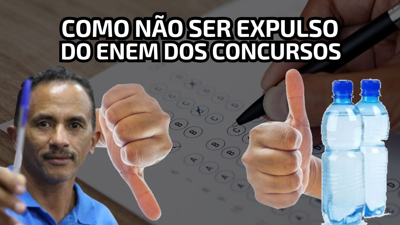 O que pode e o que não pode no Enem dos Concursos