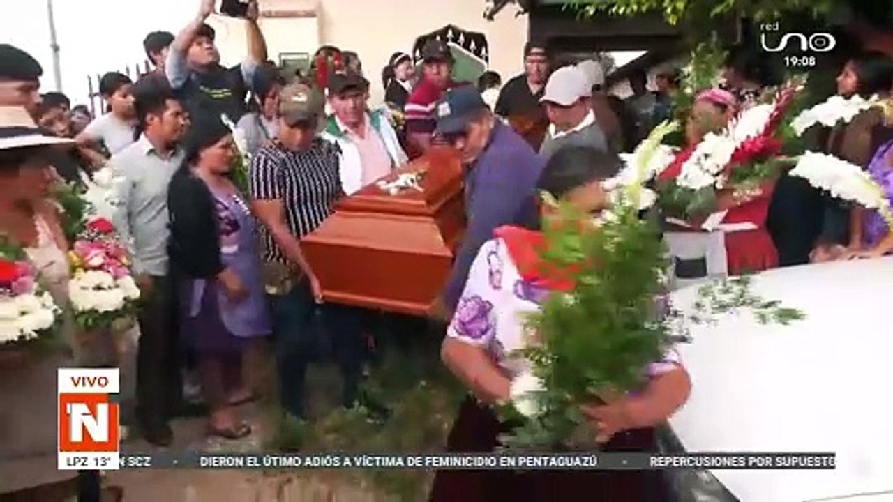 ultimo adios a maría Mamani