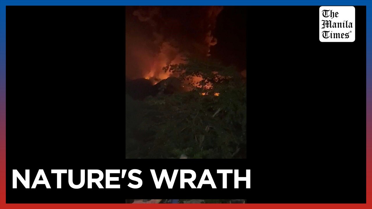 Indonesia's Mount Ruang erupts