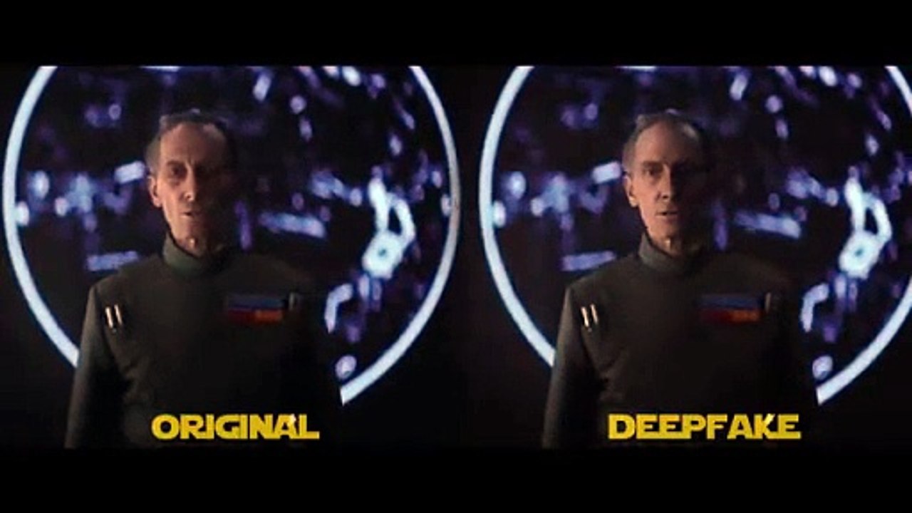Rogue One: Una Historia de Star Wars - Comparativa CGI vs. Deepfake en Leia y Grand Moff Tarkin