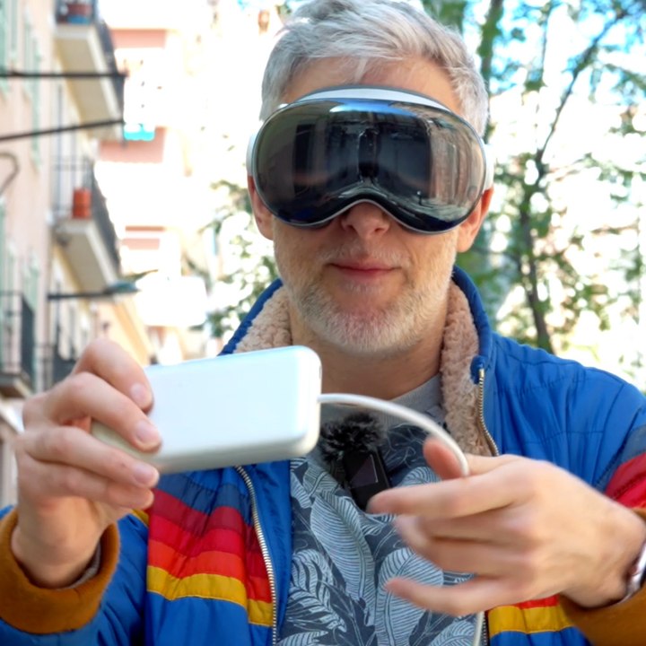 La batterie de l'Apple Vision Pro