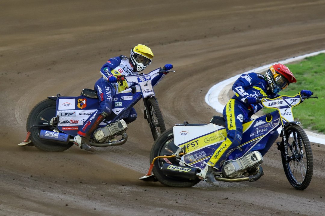 Piotr Baron i Wiktor Lampart o zwycięstwie Apatora Toruń z Unią Leszno