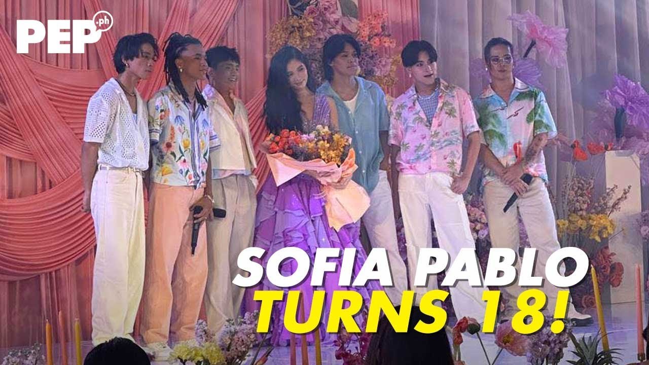 Sofia Pablo turns 18! Opens performance with P-pop group "Alamat" | PEP