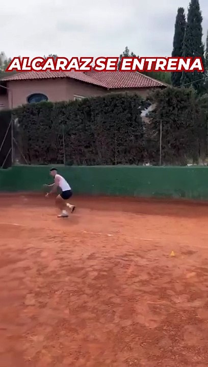 Alcaraz, sin raqueta