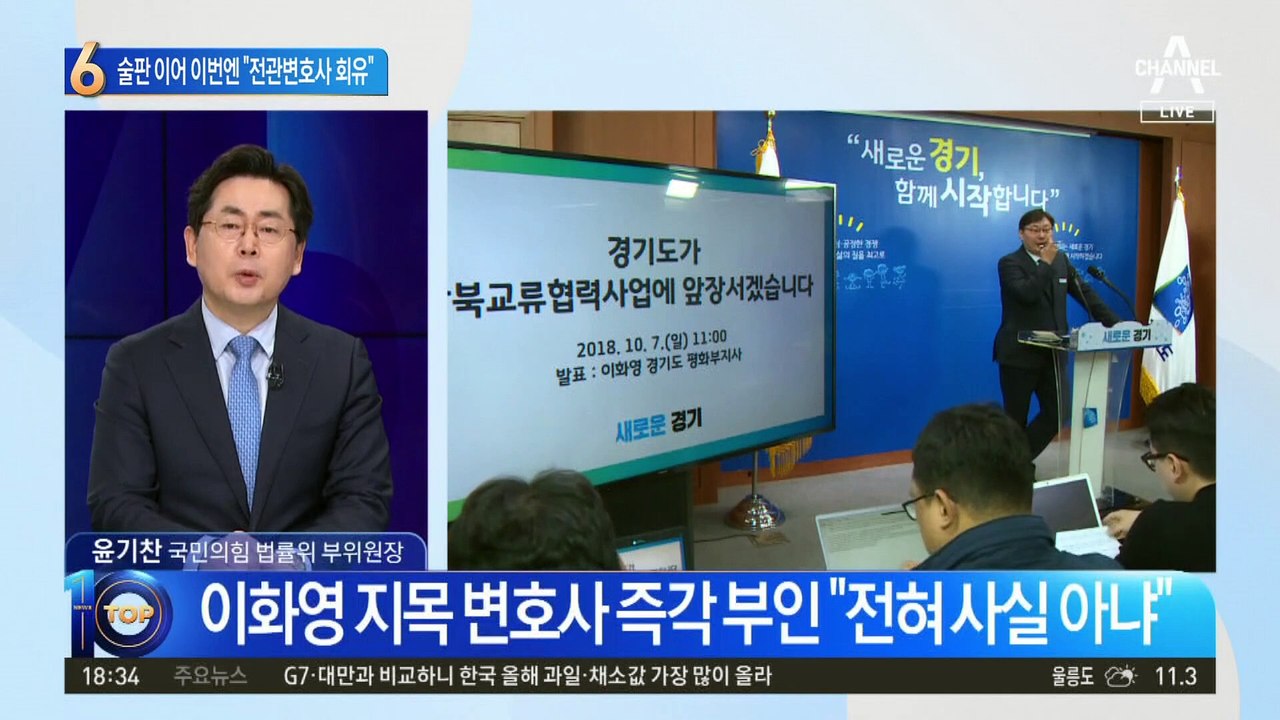 이화영, 술판 이어 이번엔 “전관변호사 회유”