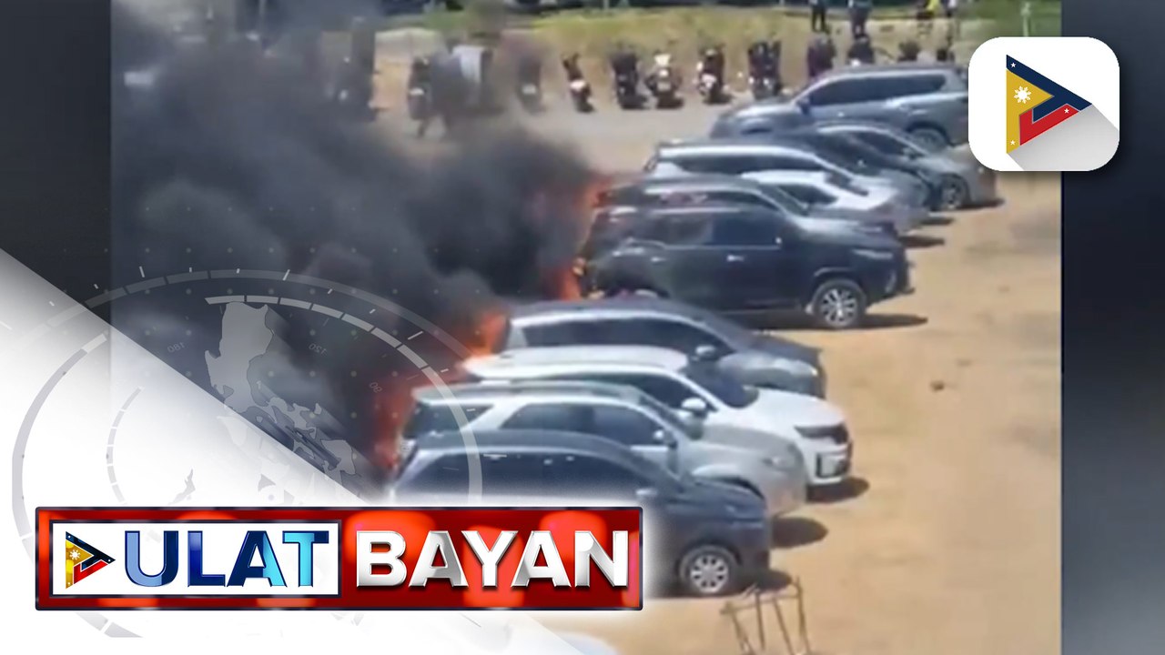 19 sasakyan, nasunog sa open parking ng NAIA-3; grassfire at naiwang flammable substance...