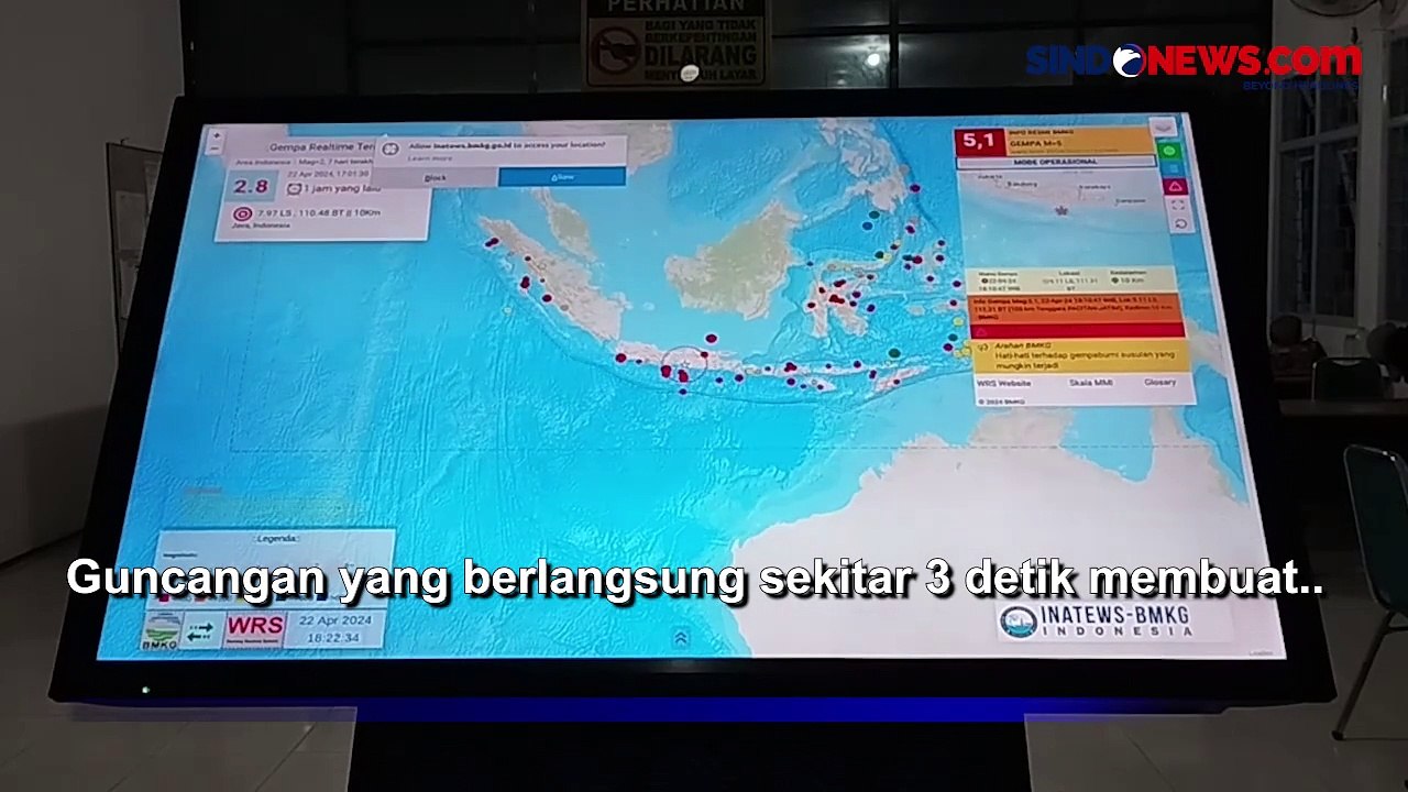 Warga Panik Gempa M5,1 Guncang Pacitan
