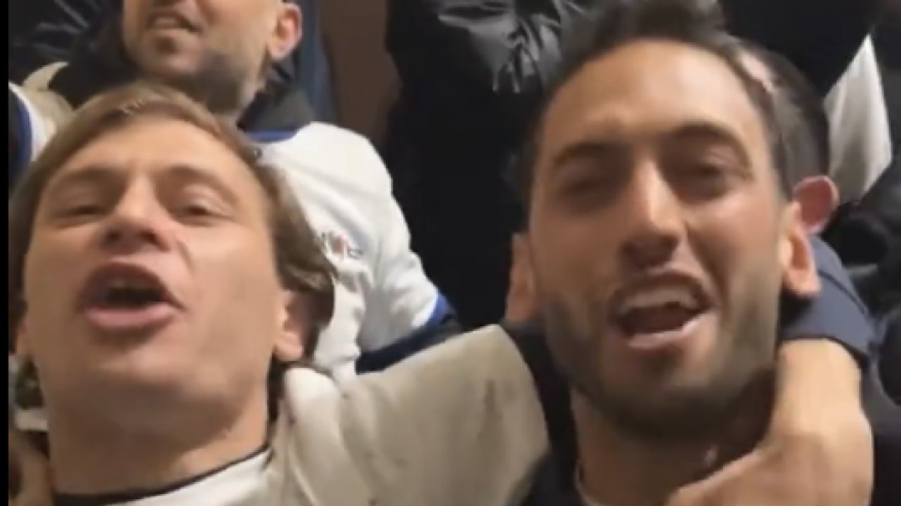 Inter, continua la festa: Calha e Barella protagonisti in mezzo ai tifosi