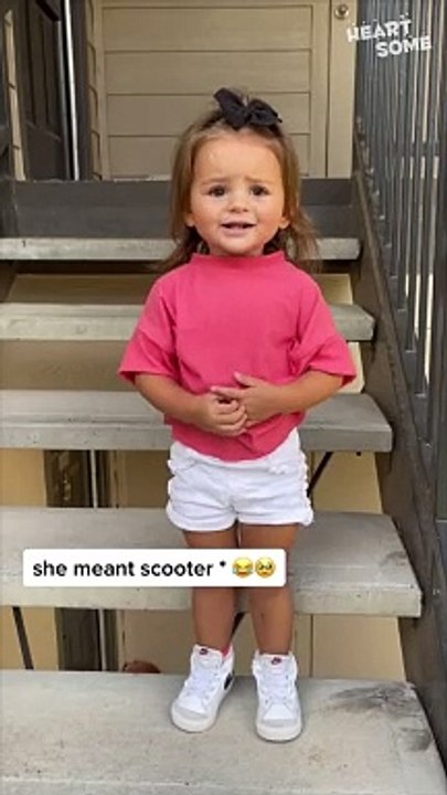 The Cutest "Scooter" Ever! Watch This Youngling's Hilarious Attempts
